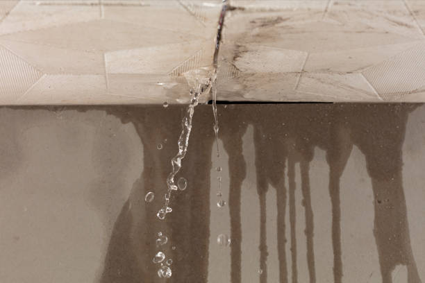 Professional Flood Damage Cleanup technician working in Laurel, NY